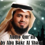 audio quran abu bakr al shatri android application logo